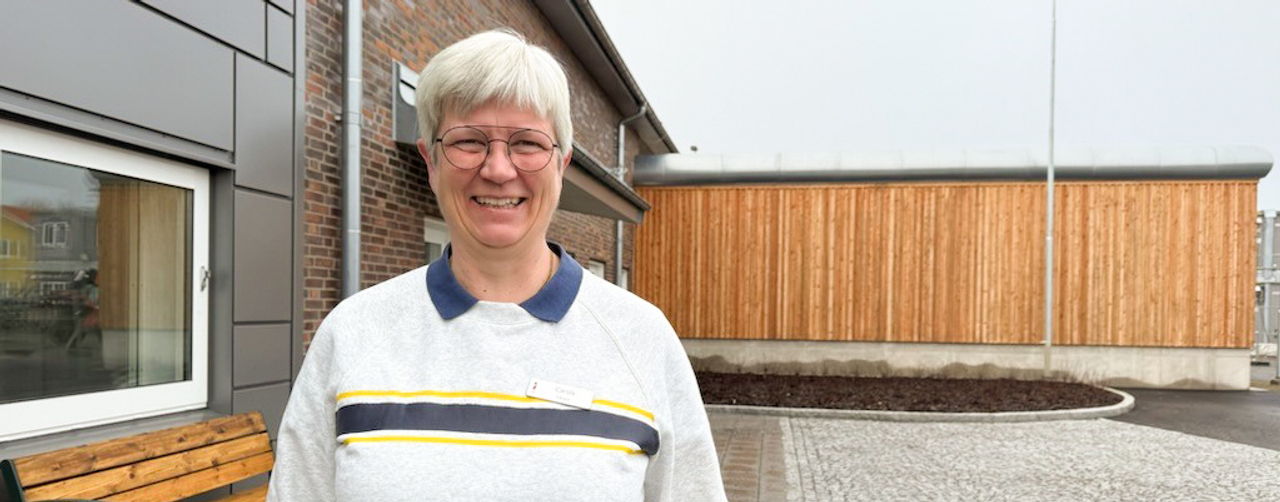 Porträttbild på Carola lärare på Långanäs.